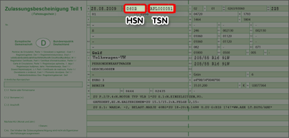 Bmw hsn tsn nummer #6